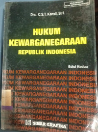 Image of Hukum Kewarnganegaraan Republik Indonesia