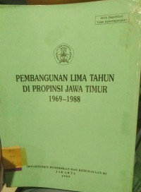 Image of Pembangunan Lima Tahun di Propinsi Jawa Timur
